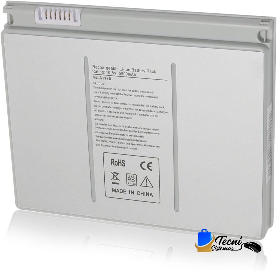 Batería Compatible Apple A1175 10.8V 60Wh (5600mAh)