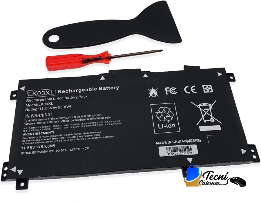 Batería Original HP LK03XL 11.55V 52.5Wh 3 Celdas