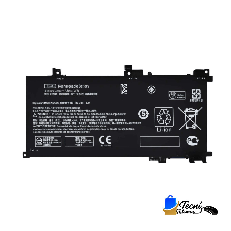 Batería Compatible HP TF03XL 11.55V 41.9Wh 3 Celdas