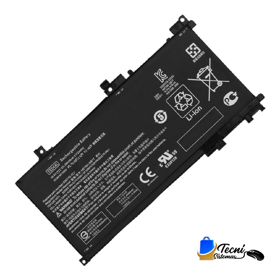 Batería Compatible HP TF03XL 11.55V 41.9Wh 3 Celdas