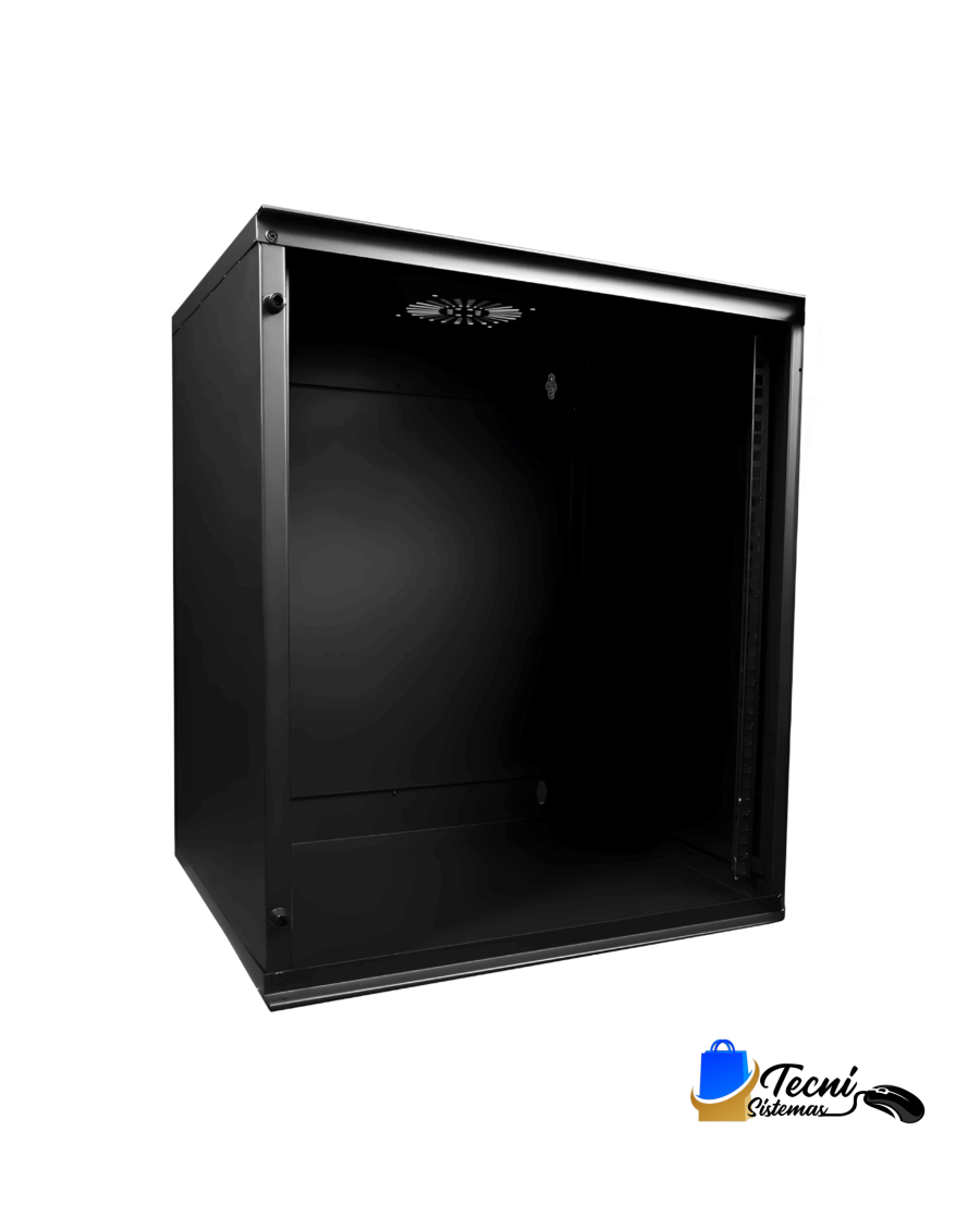 Gabinete de Pared 12U Ecoline LANTEK LTK-GAB12BW – 1 Puerta