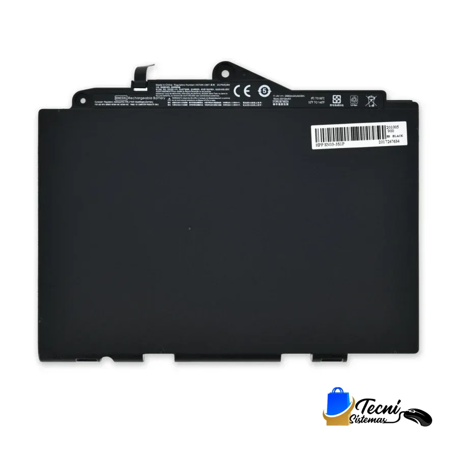 Batería HP Compatible SN03XL 11.4 V 44 Wh
