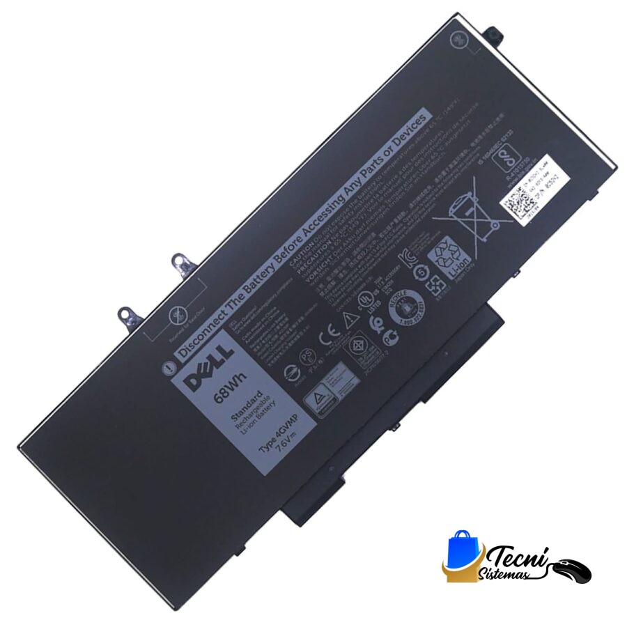 Batería Original Dell 4GVMP 11.4V 40Wh