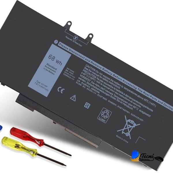 Batería Compatible Dell 4GVMP 11.4V 40Wh