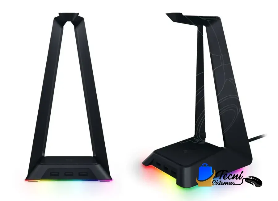 Soporte Razer Base Station Chroma USB Hub Headset Stand 3×USB 3.0 Chroma RGB