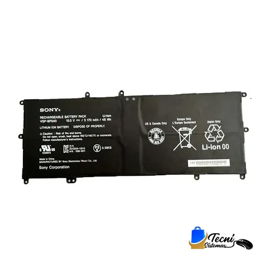 Batería Sony VGP-BPS40 48Wh para VAIO Flip SVF14N