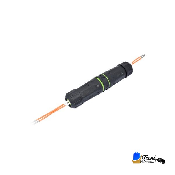 Adaptador FO monomodo/multimodo LC dúplex para exterior IP68 LANTEK LTK-LCWATERPROOF