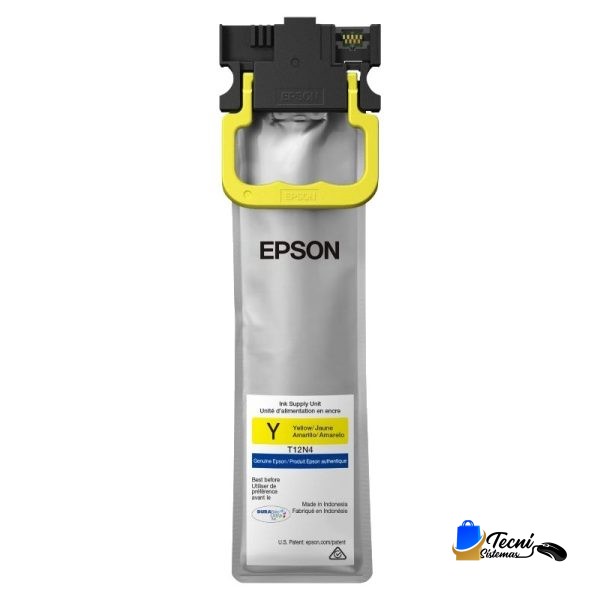 Tóner Epson T12N4 Amarillo