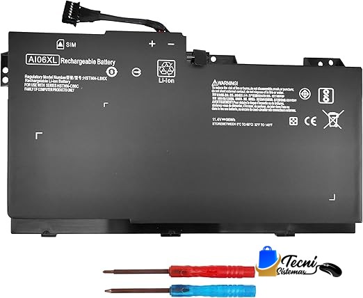 Batería compatible HP AI06XL 11.55V 96Wh para ZBook 15 G3 y G4