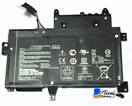 Batería Compatible ASUS B31N1345 11.4V 50Wh para ASUS ZenBook UX303 y UX305