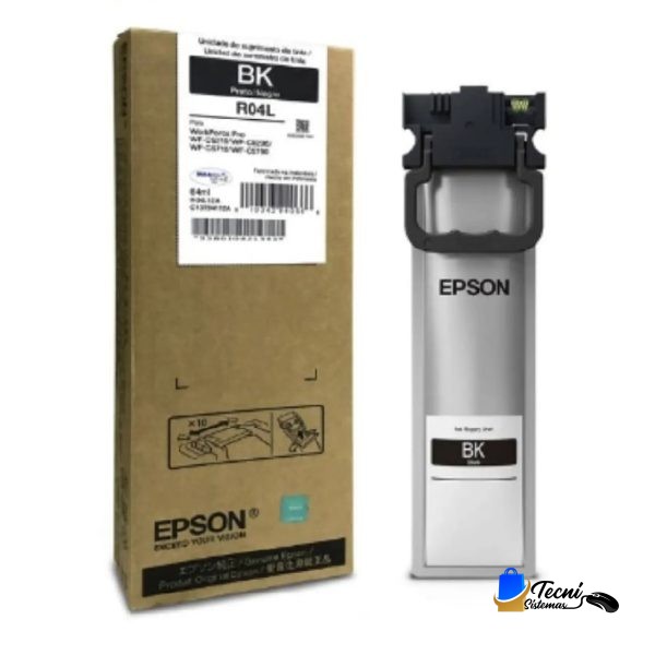 Bolsa de Tinta Epson R04L Black Original 64 ml