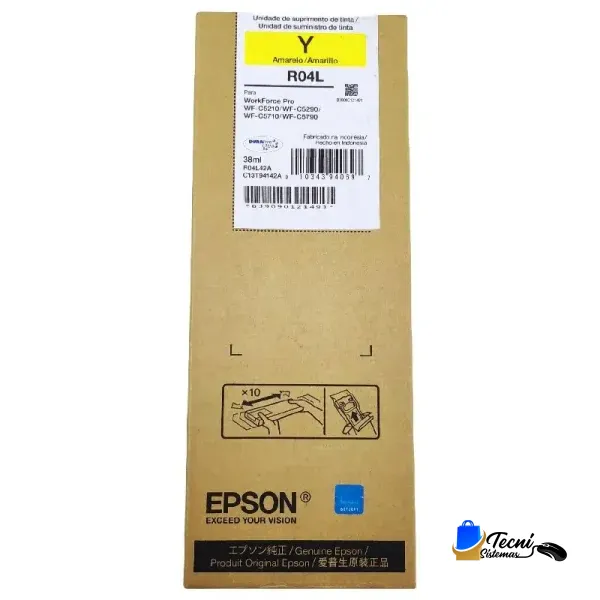 Bolsa de Tinta Epson R04L42A Yellow Original 38 ml