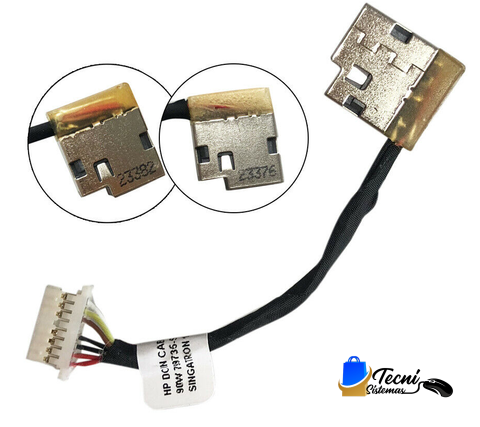 DC Jack de carga HP 14-CF 14-CK 14-DF 14-DK L23188-001 799735-Y51