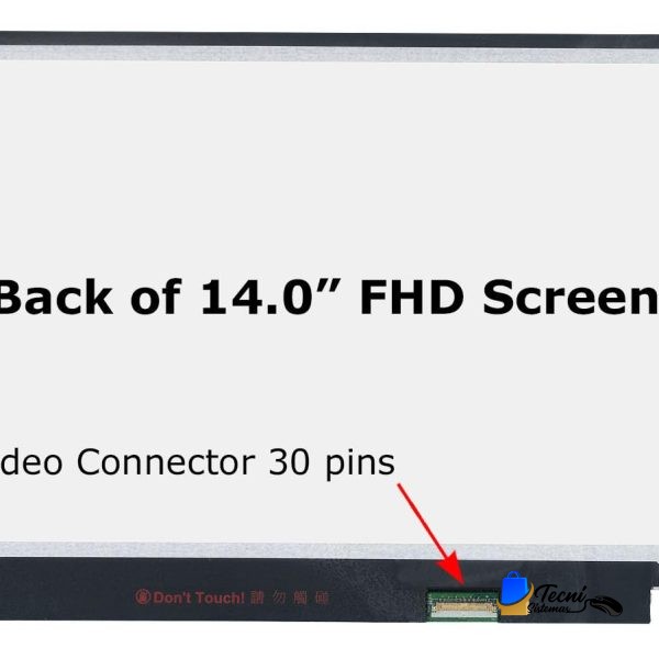 Pantalla LCD 14.0″ NT140FHM-N44 V8.1 FHD 1920×1080 30 Pines IPS Matte