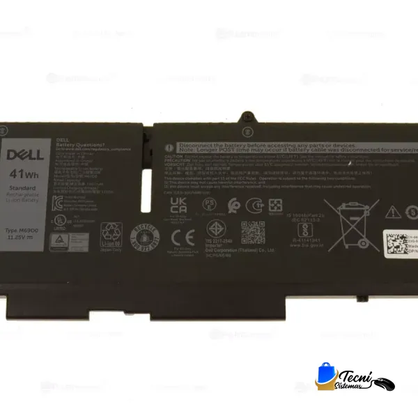 Batería Original Dell 8WRCR 3-cell Li-ion 41Wh