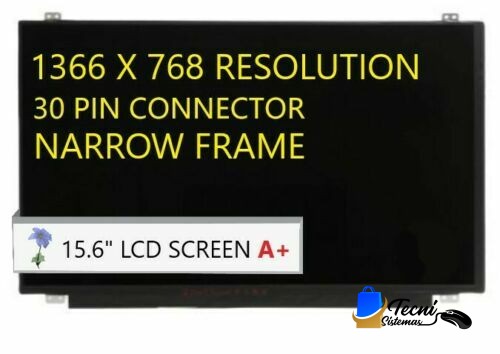 Pantalla LCD 15.6″ N156BGA-EA3 REV.C1 HD 1366×768 30 Pines Matte con Brackets