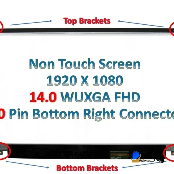 Pantalla LTN140HL05 14″ Full HD IPS compatible NV140FHM-N41 LP140WF3-SPD1
