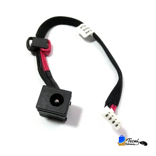 Jack de carga Singatron PTM 6017B0149801 con Cable DC para Laptop Dell y Toshiba