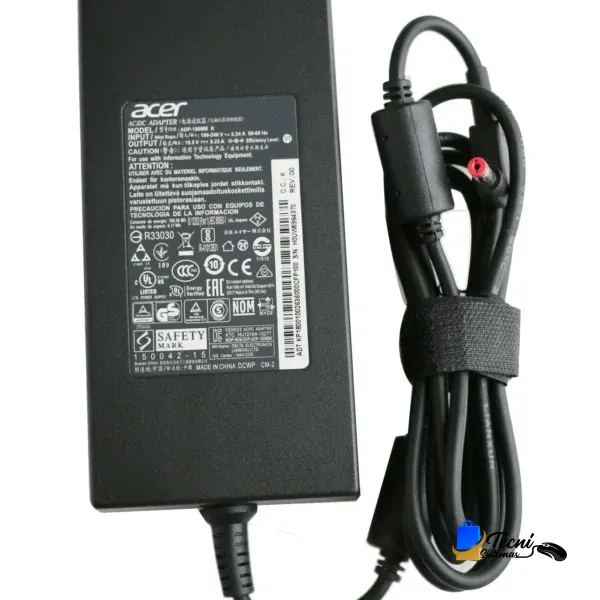 Cargador original Acer ADP-180MB K 180W 19.5V 9.23A punta roja 5.5x1.7mm