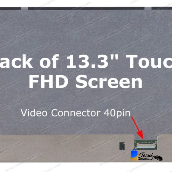 Pantalla LCD 13.3” AUO B133HAN06.3 FHD 1920x1080 eDP 40 pines Mate (Slim)