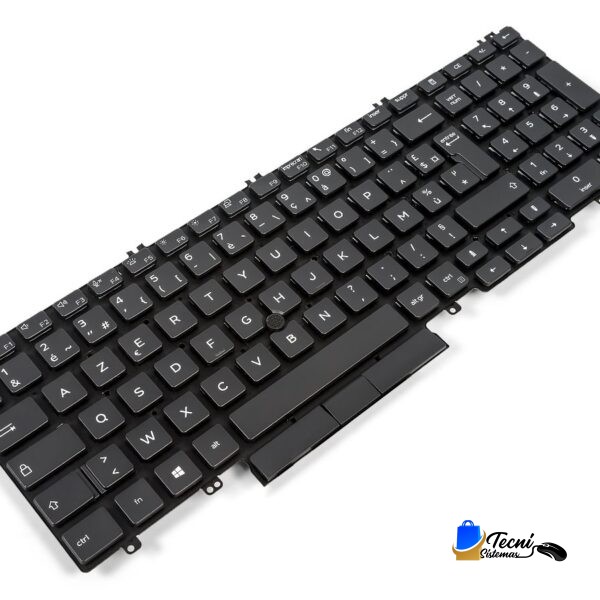 Teclado Dell Latitude 5500 / 5501 / 5510 / 5511 y Precision 3540 / 3541 retroiluminado (Backlit) Dual Pointing – P/N 0WMCDP