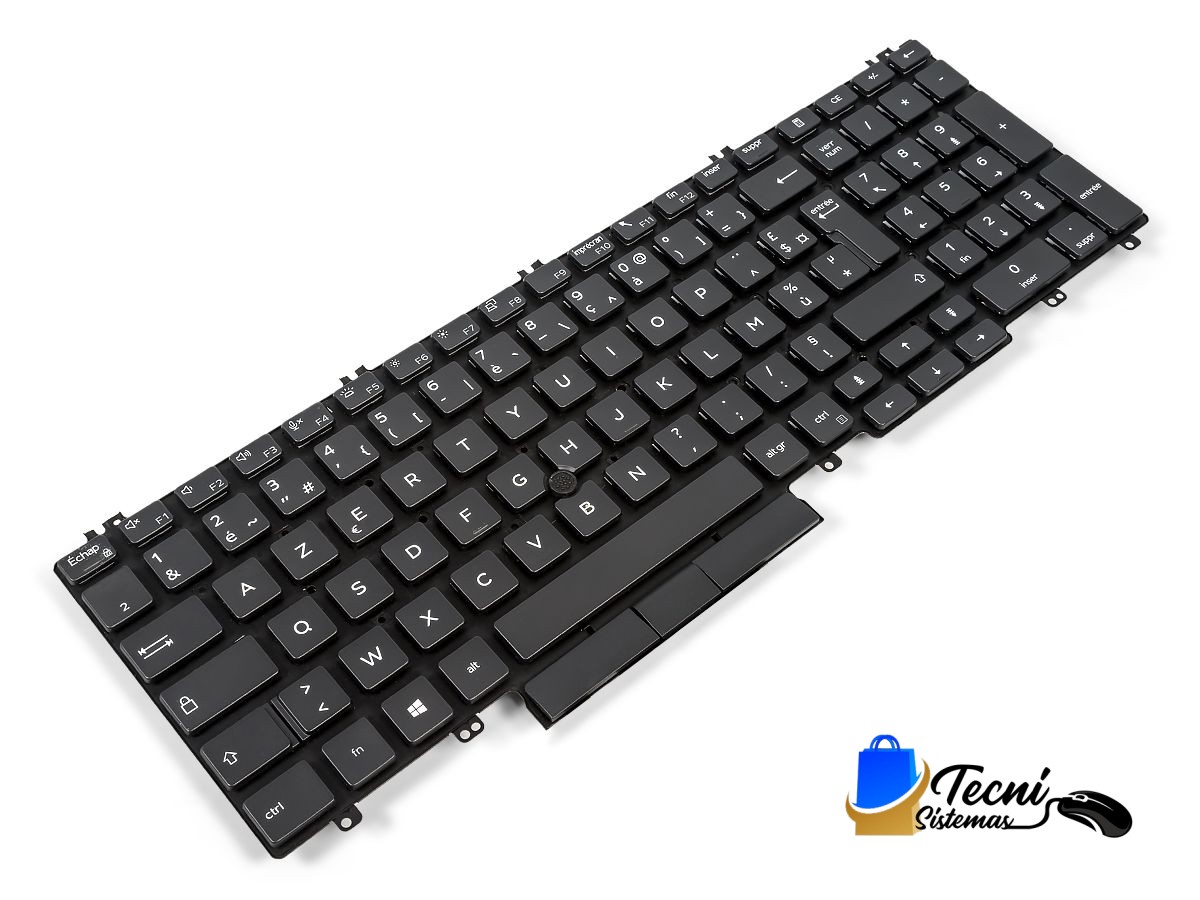 Teclado Dell Latitude 5500 / 5501 / 5510 / 5511 y Precision 3540 / 3541 retroiluminado (Backlit) Dual Pointing – P/N 0WMCDP