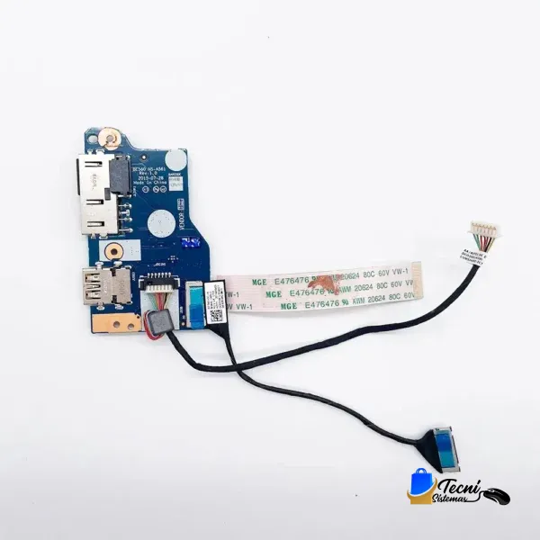 Tarjeta auxiliar USB y conector de alimentación para Lenovo ThinkPad E560 E565 BE560 NS-A561 00UP284 01HY646 00UP290 original