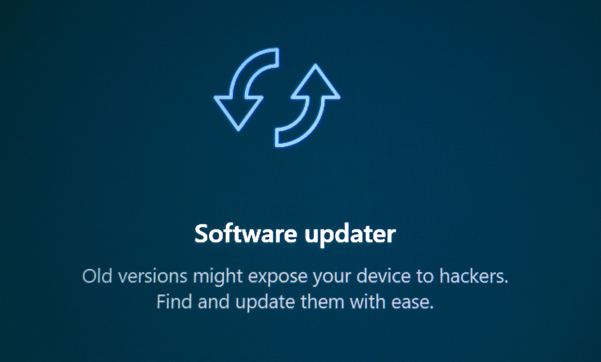 Icono de actualizacion de software con flechas de refresco Windows Update